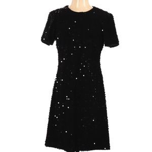 Tommy Hilfiger black sequins dress size 4